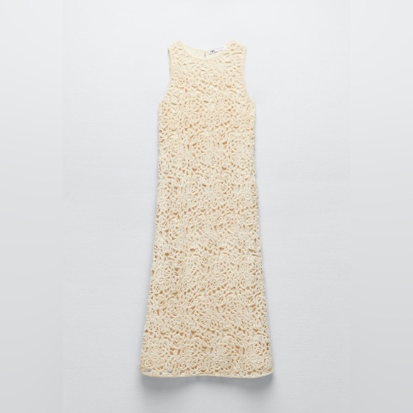 Zara Knit Midi Dress NWT - Picture 6 of 8
